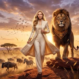 Savanna Royalty — Photoboo AI style